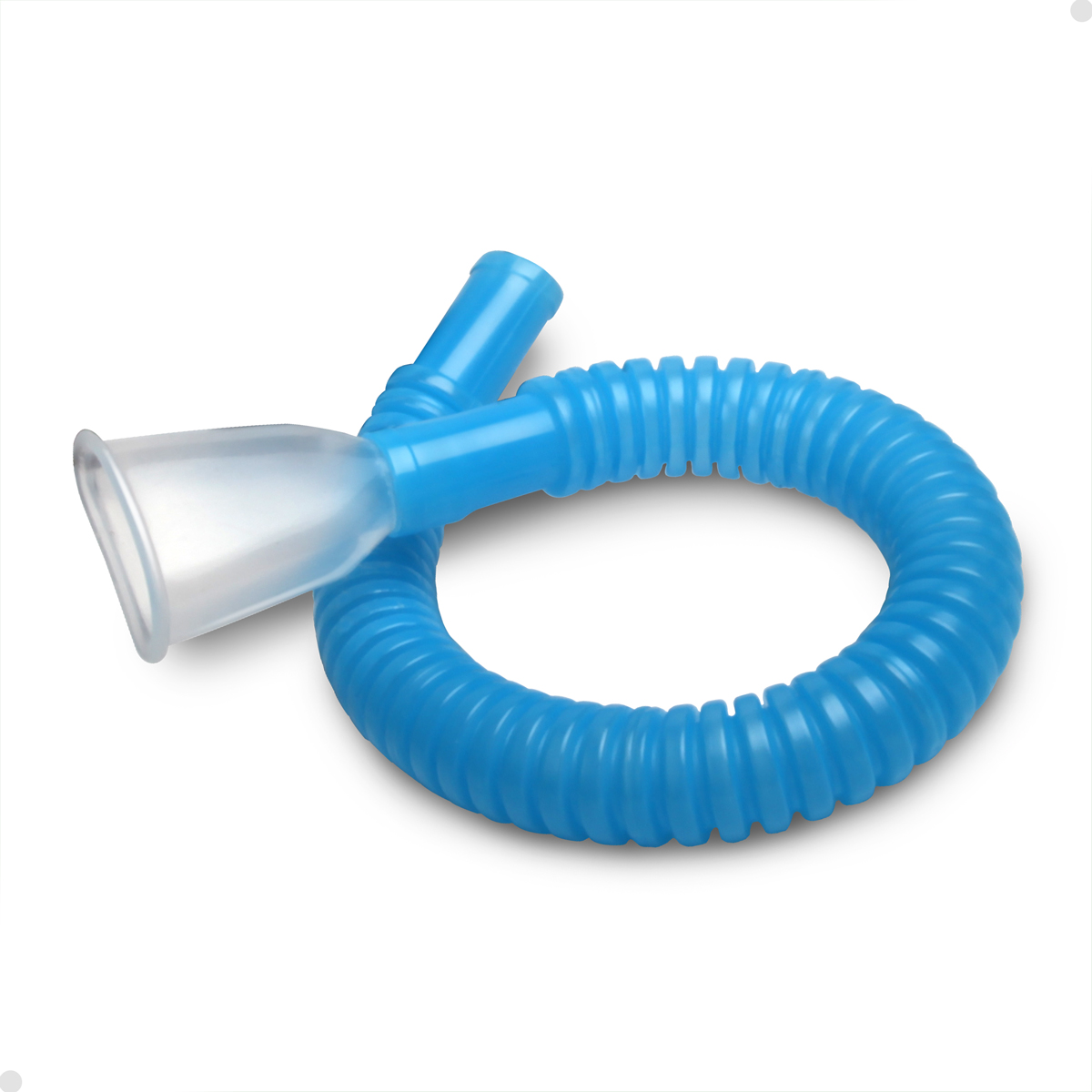 MANGUEIRA E BOCAL PARA RESPIRON AZUL